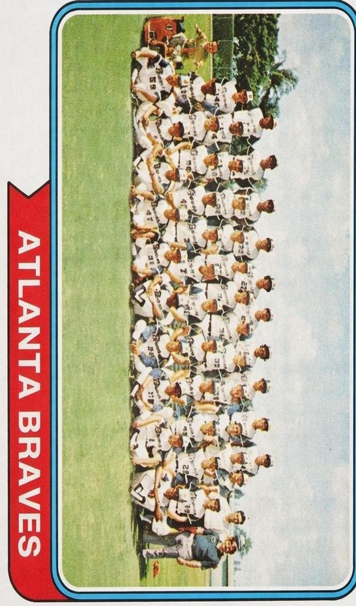 Atlanta Braves 1974 topps Topps
