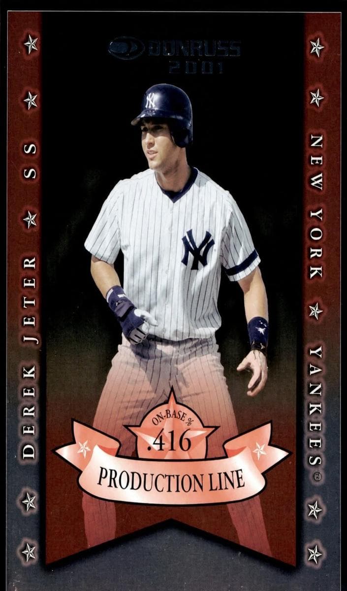 Derek Jeter 2001 panini Donruss