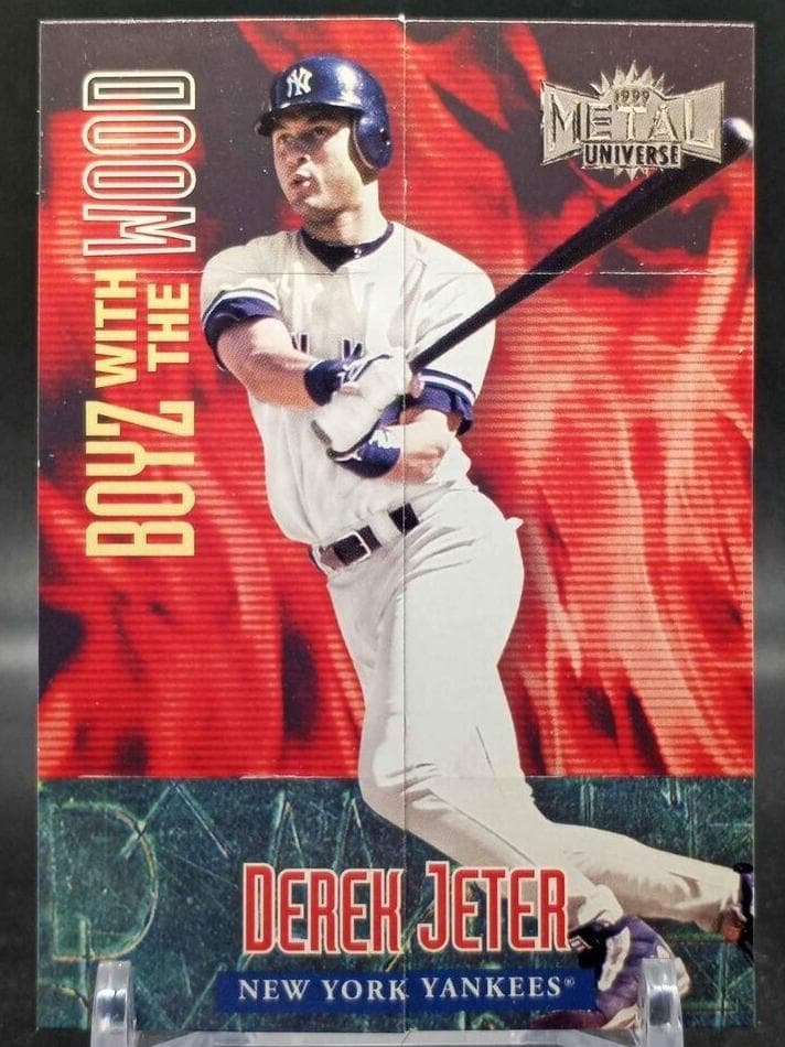 Derek Jeter 1999 fleer Skybox Metal Universe