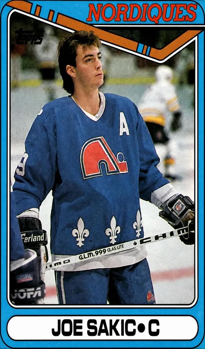 Joe Sakic 1990 topps
