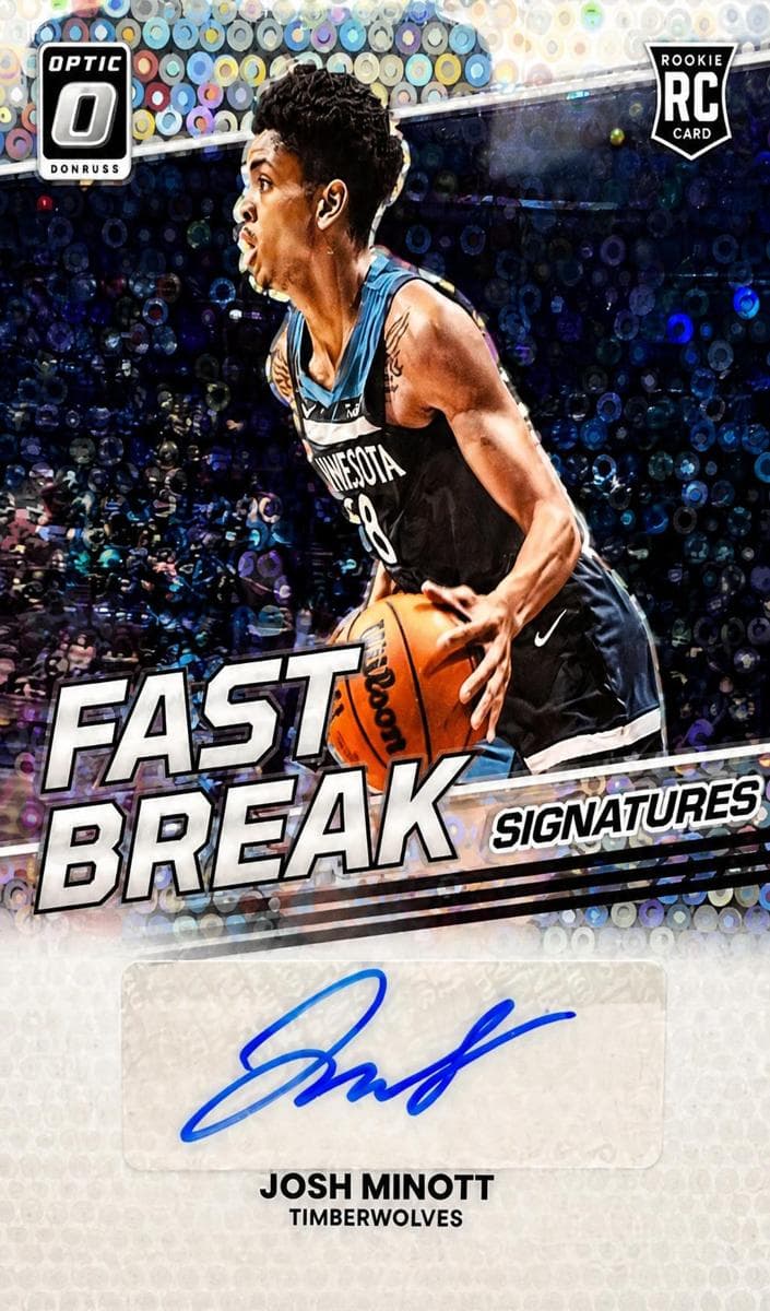 Josh Minott 2022 panini Donruss Optic