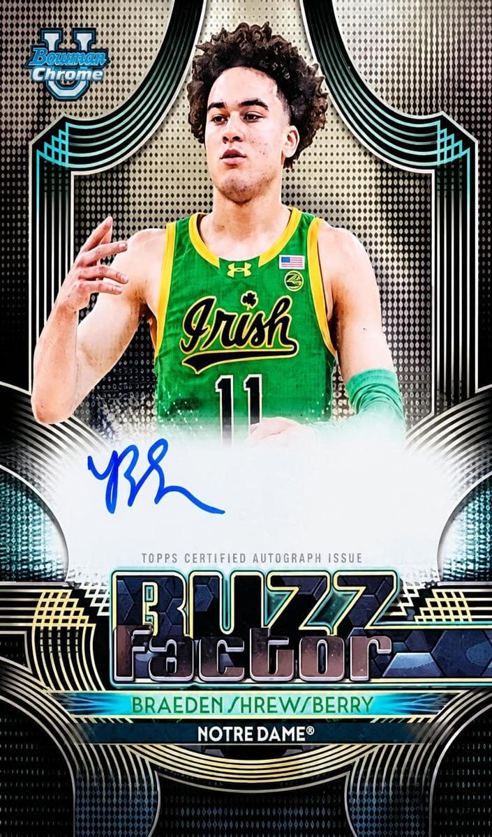 Braeden Shrewsberry 2025 bowman Bowman