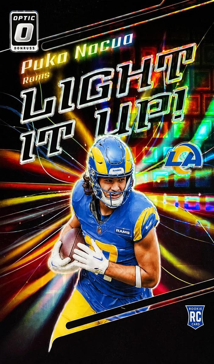 Puka Nacua 2023 panini Donruss Optic