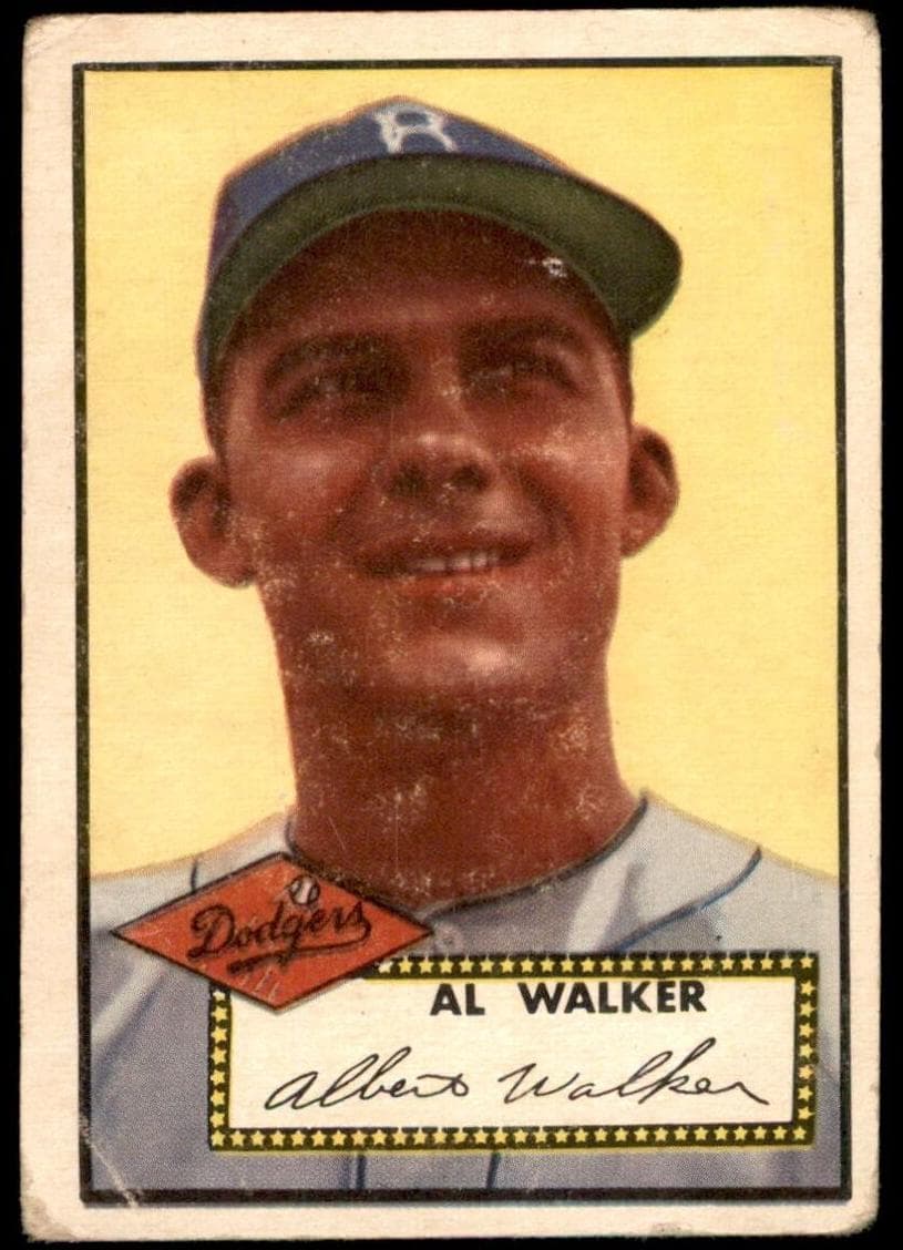 Al Walker 1952 topps Topps