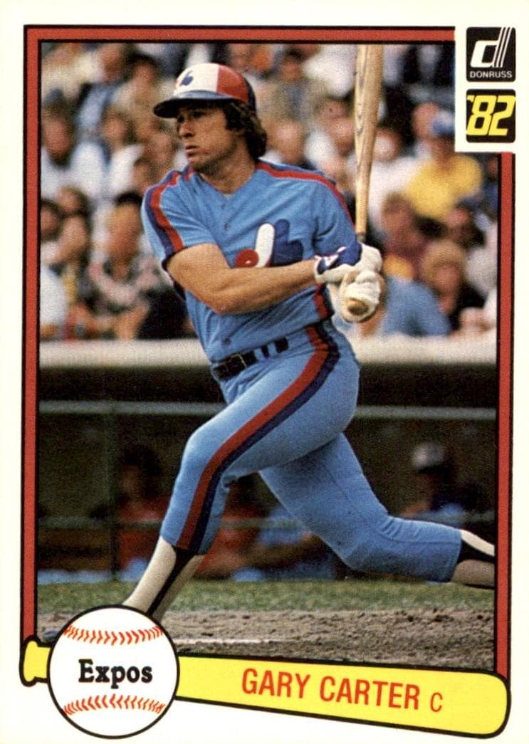 Gary Carter 1982 panini