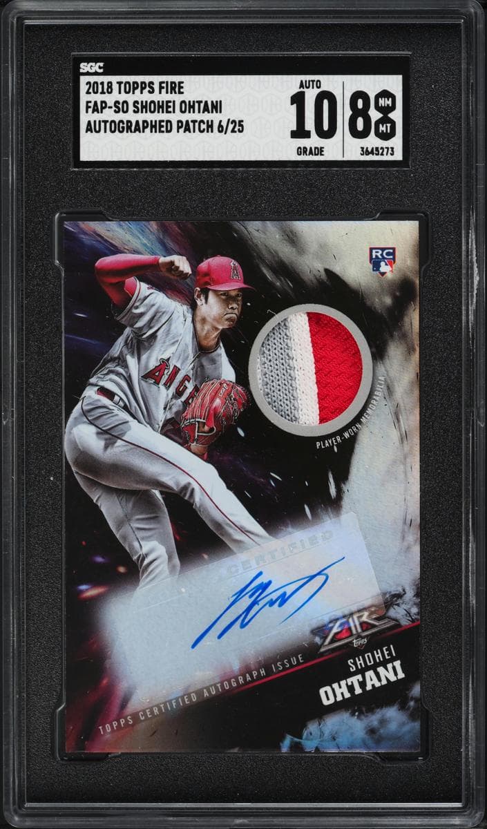 Shohei Ohtani 2018 topps