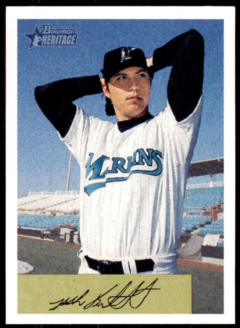 Josh Beckett 2002 bowman Bowman Heritage