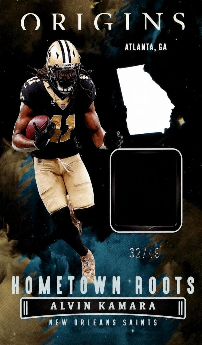 Alvin Kamara 2022 panini Panini Origins