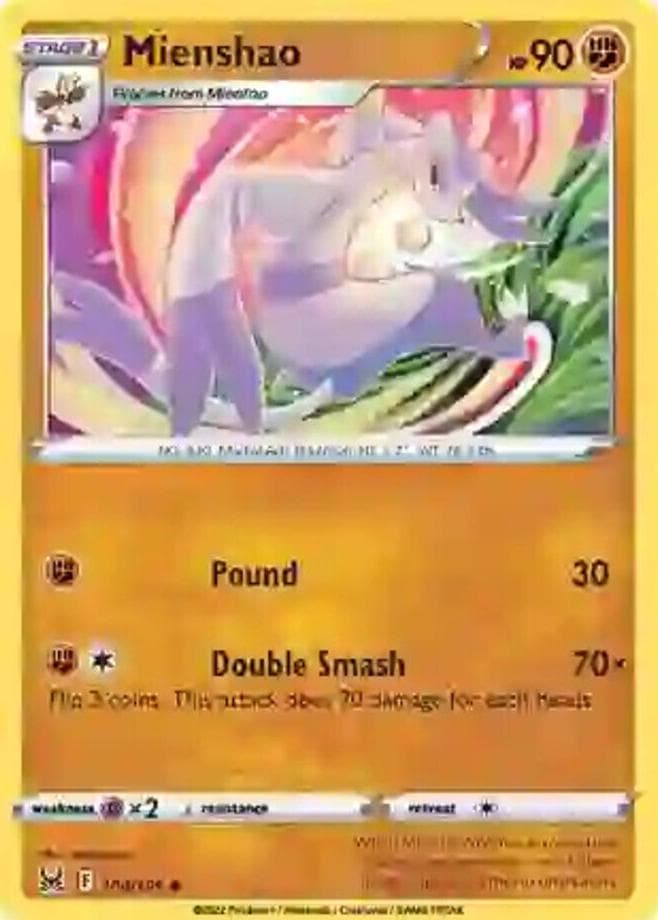 Mienshao trading card