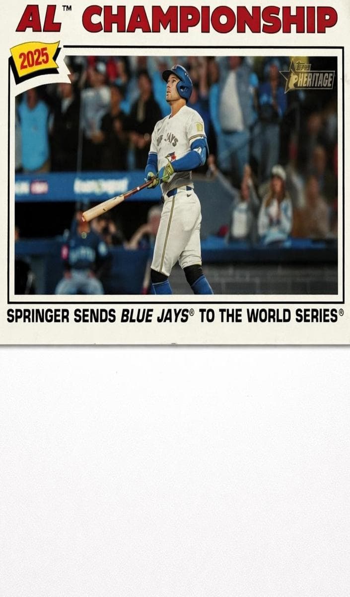 AL Champions 2026 topps Topps Heritage