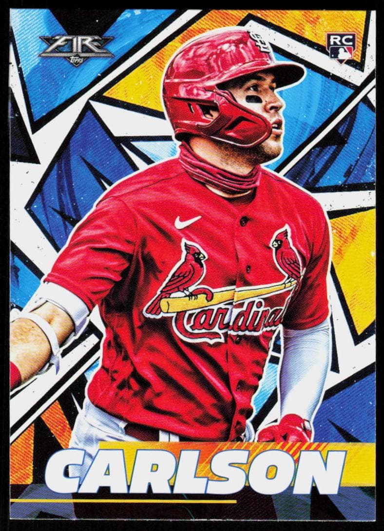 Dylan Carlson 2021 topps Topps Fire