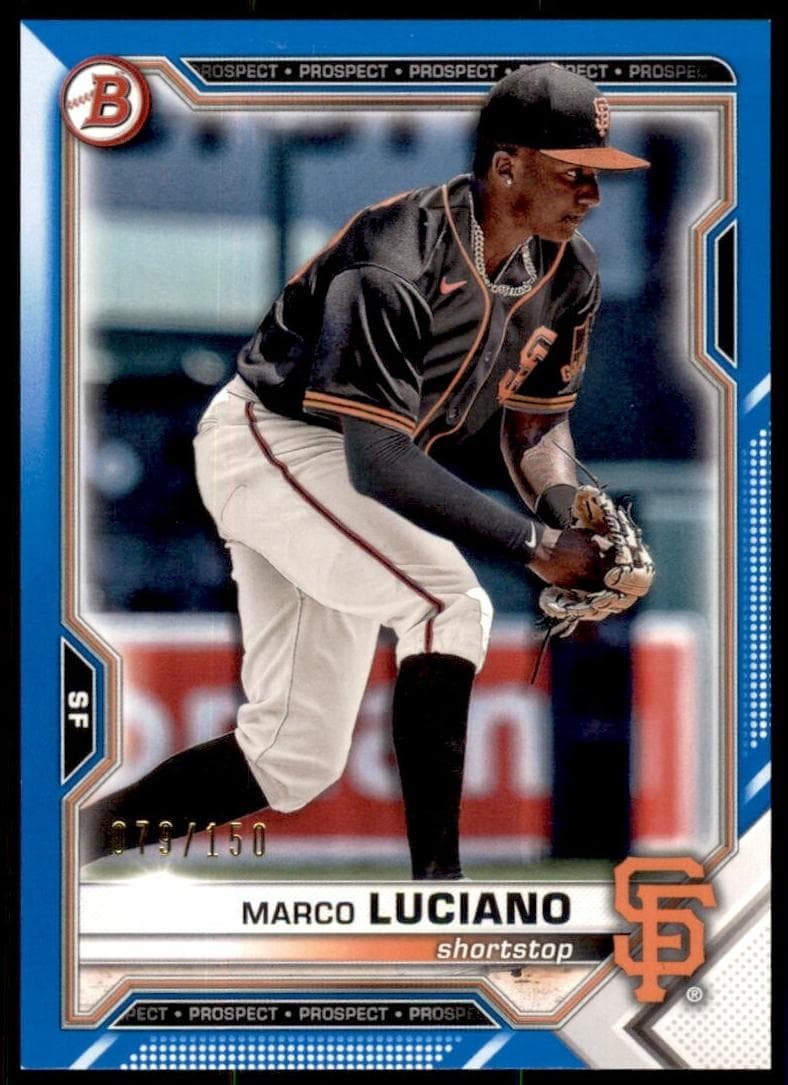 Marco Luciano 2021 bowman Bowman Draft