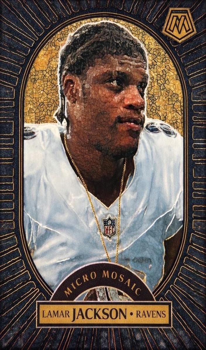 Lamar Jackson 2023 panini Panini Mosaic