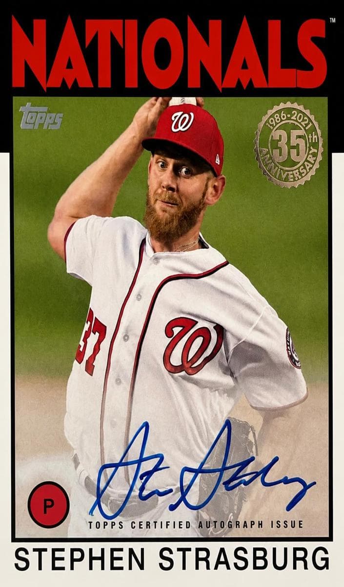 Stephen Strasburg 2021 topps Topps
