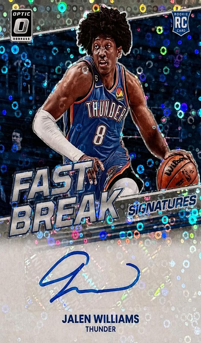 Jalen Williams 2022 panini Donruss Optic