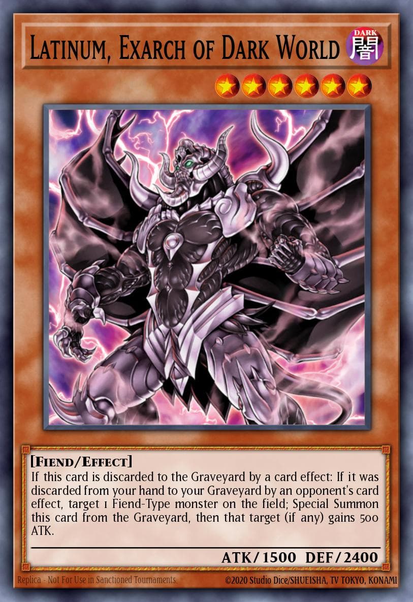 Latinum, Exarch of Dark World #SR13-EN006