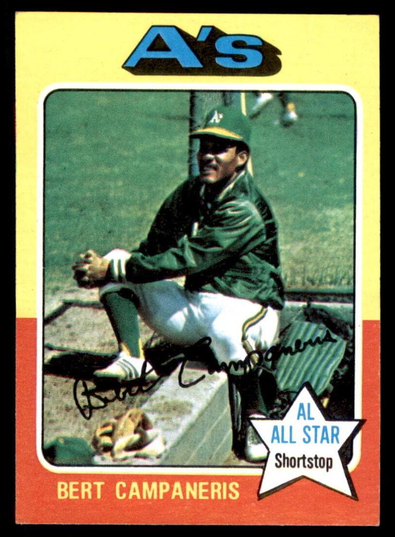 Bert Campaneris 1975 topps Topps