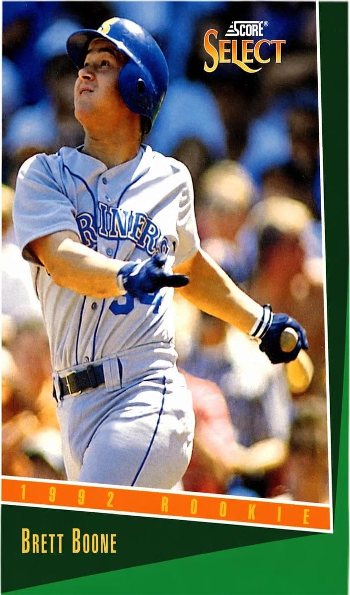 Bret Boone 1993 panini Select