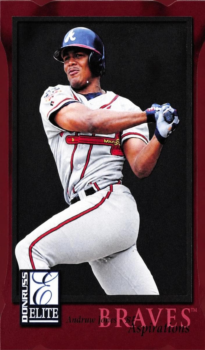 Andruw Jones 1998 panini Donruss Elite