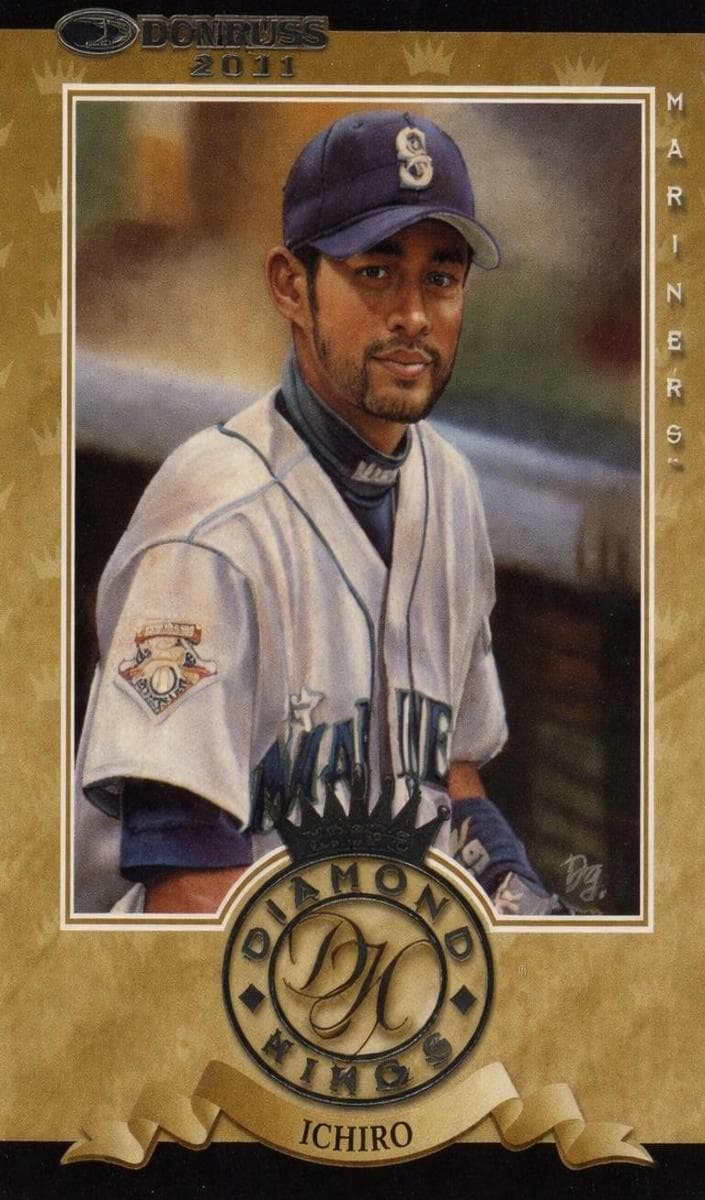 Ichiro 2001 panini Donruss The Rookies