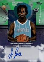 Sion James trading card