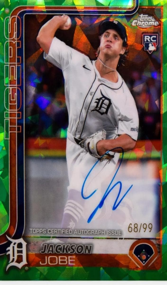 Jackson Jobe 2025 topps Topps Chrome Sapphire