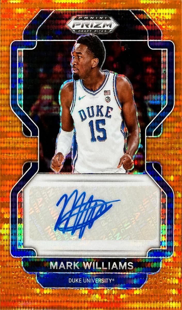 Mark Williams 2022 panini Panini Prizm Draft Picks