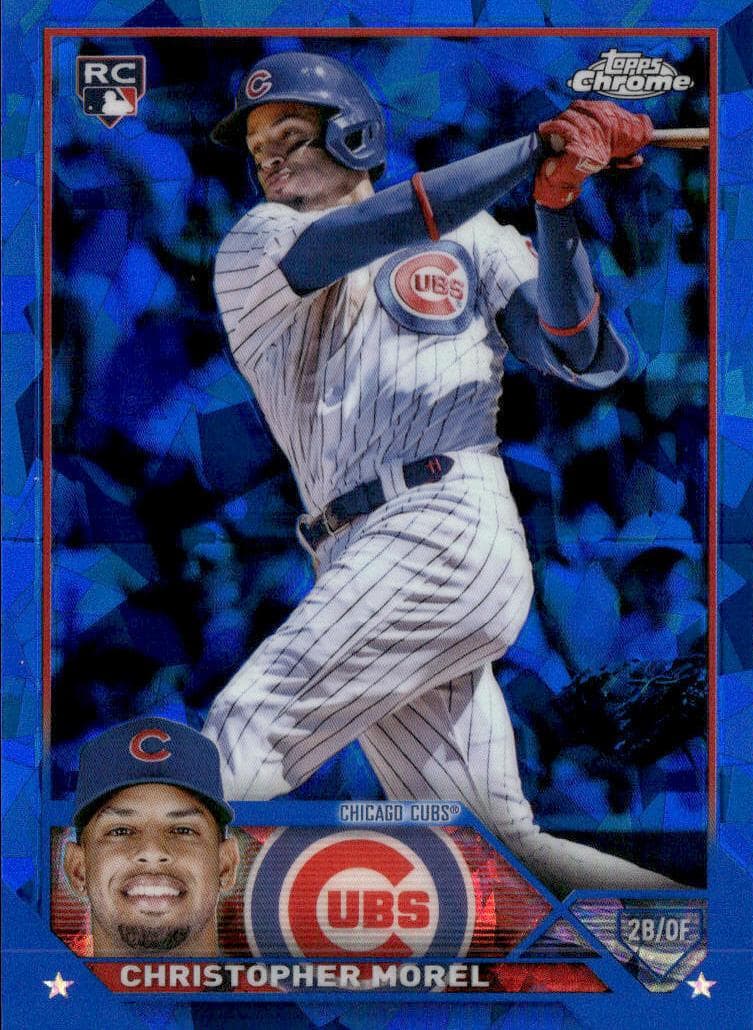 Christopher Morel 2023 topps Topps Chrome Sapphire Edition