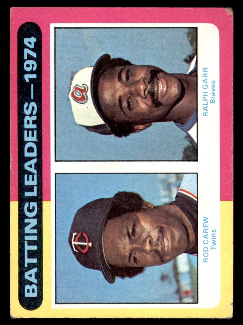 1974 Batting Leaders (Rod Carew / Ralph Garr) #306