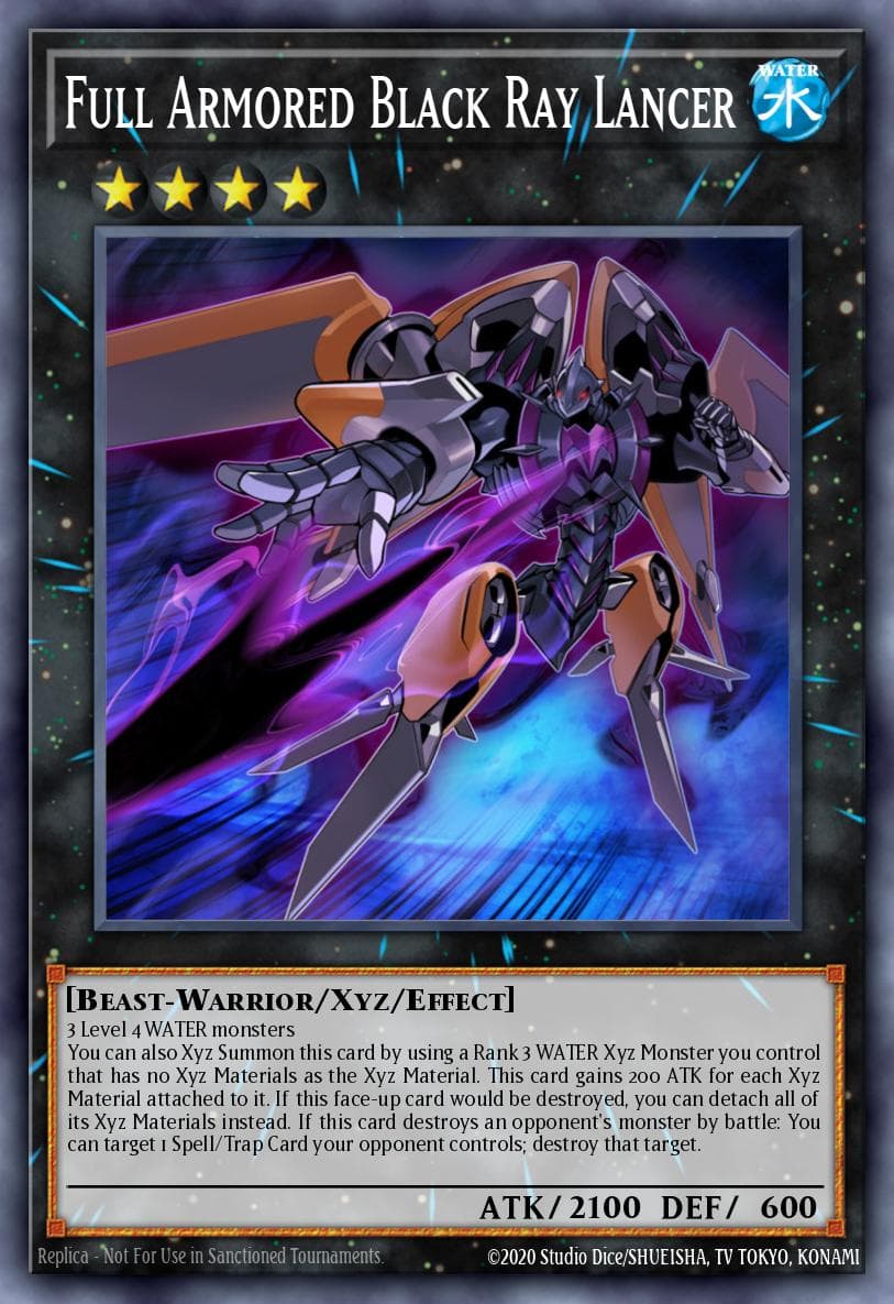 Full Armored Black Ray Lancer #DUSA-EN008