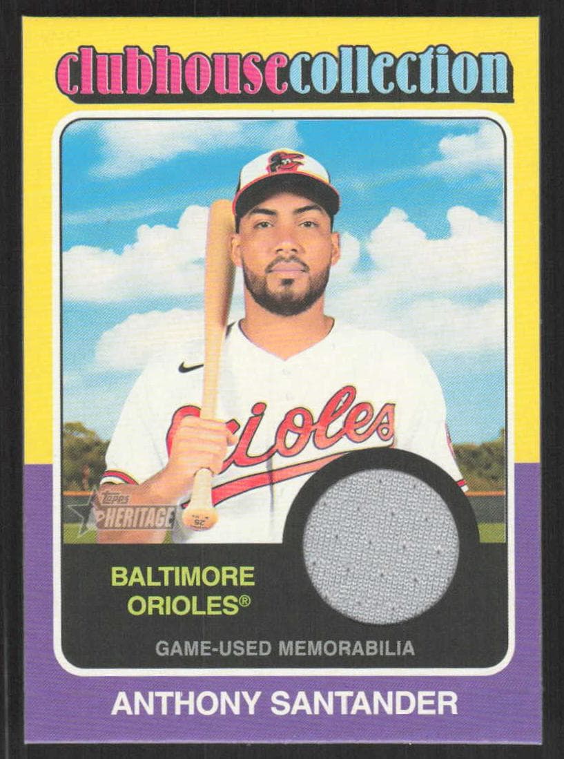 Anthony Santander 2024 topps Topps Heritage
