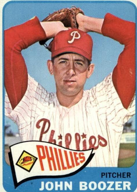 John Boozer 1965 topps Topps