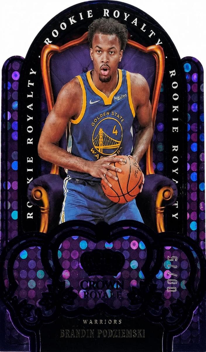 Moses Moody 2021 panini Panini Crown Royale