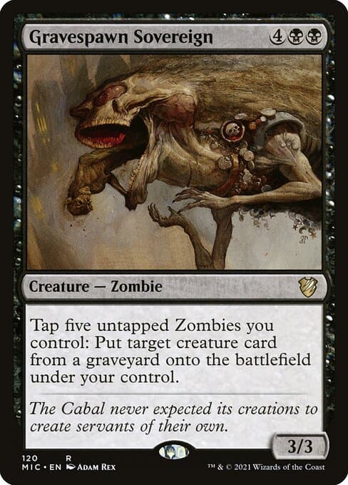 Gravespawn Sovereign 2022 Magic: The Gathering Starter Commander Decks