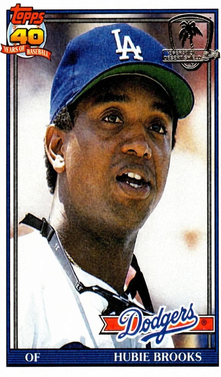 Hubie Brooks 1991 topps Topps