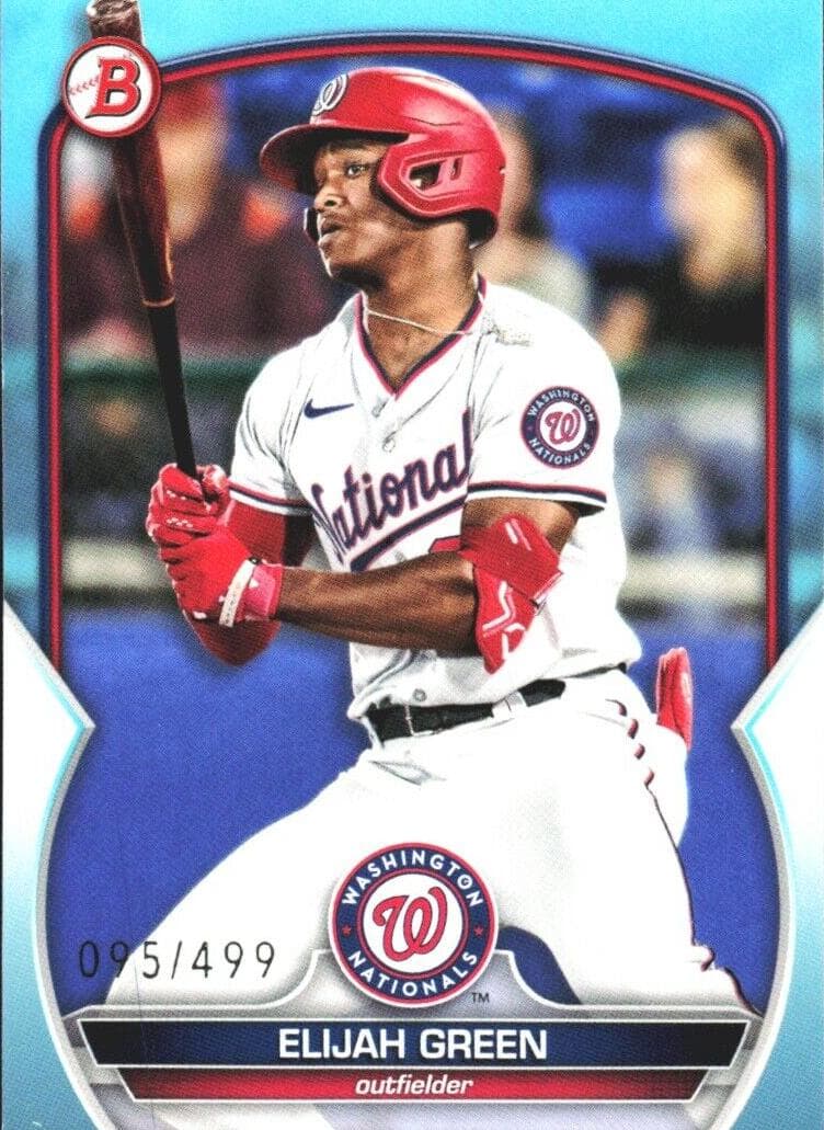 Elijah Green 2023 bowman Bowman Draft