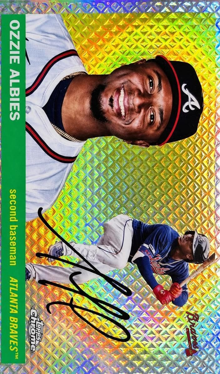 Ozzie Albies 2025 topps Topps Chrome Platinum