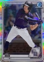 Zac Veen 2020 bowman Bowman Draft Chrome - Refractor (1st)