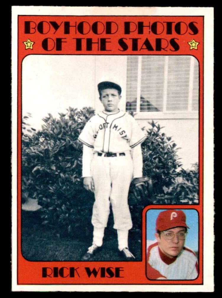 Rick Wise 1972 topps O-Pee-Chee