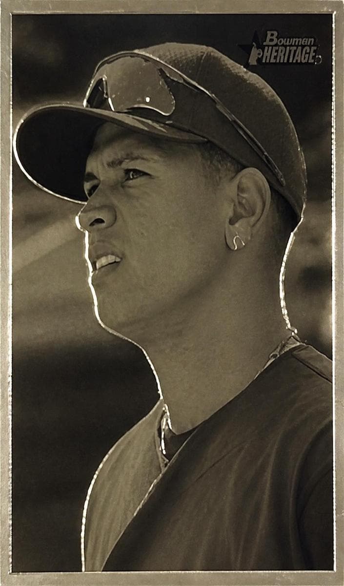 Alex Rodriguez 2001 bowman Heritage Chrome