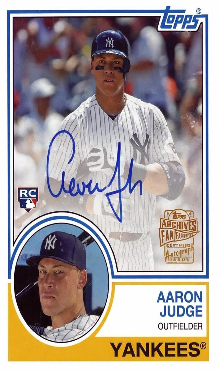 Aaron Judge 2017 topps