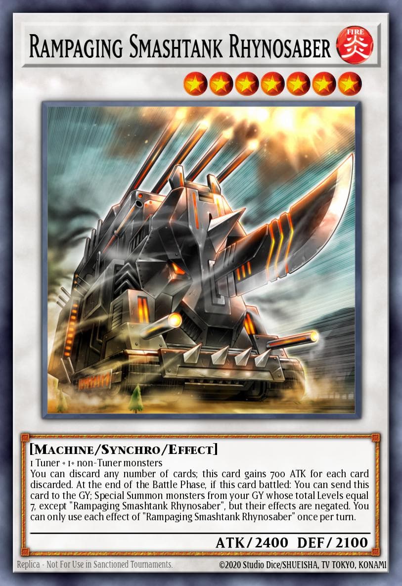 Rampaging Smashtank Rhynosaber #STAS-EN043