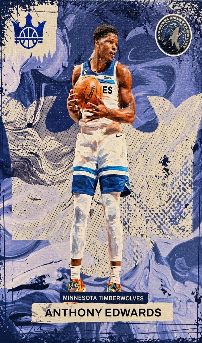 Anthony Edwards 2023 panini Panini Court Kings