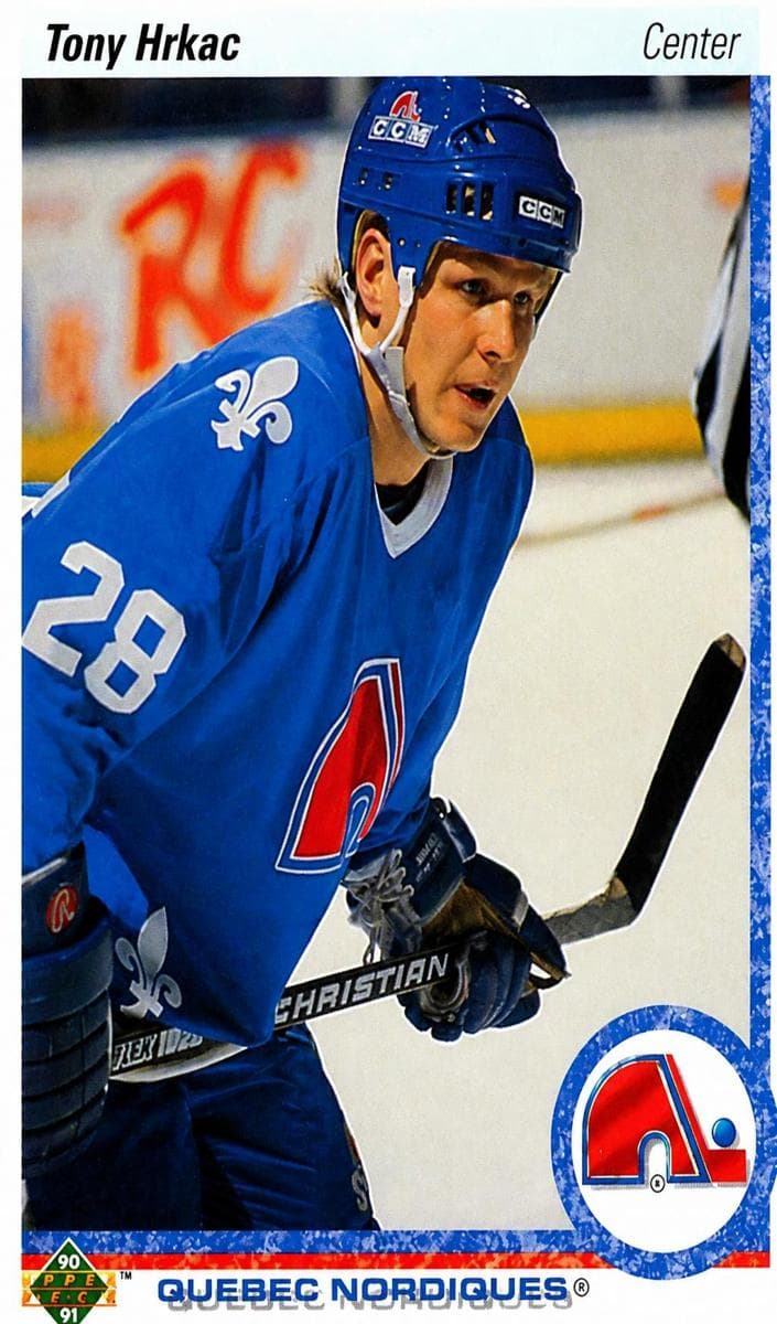 Tony Hrkac 1990 upper-deck Upper Deck