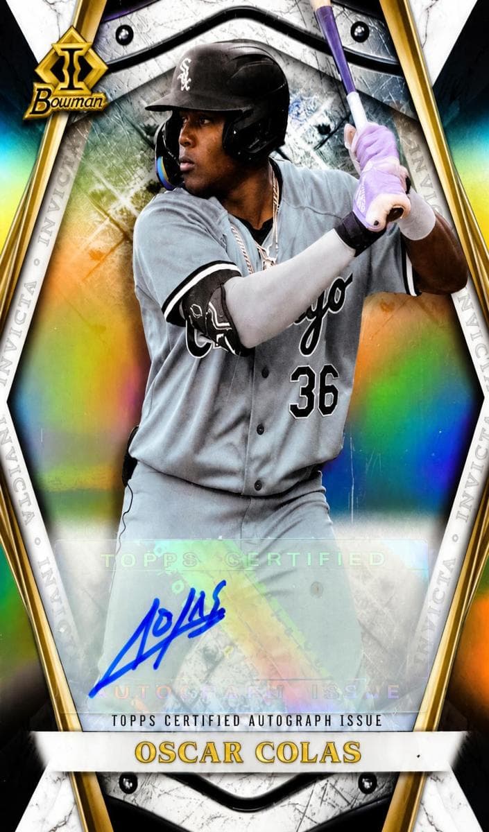 Oscar Colas 2022 bowman Bowman Draft