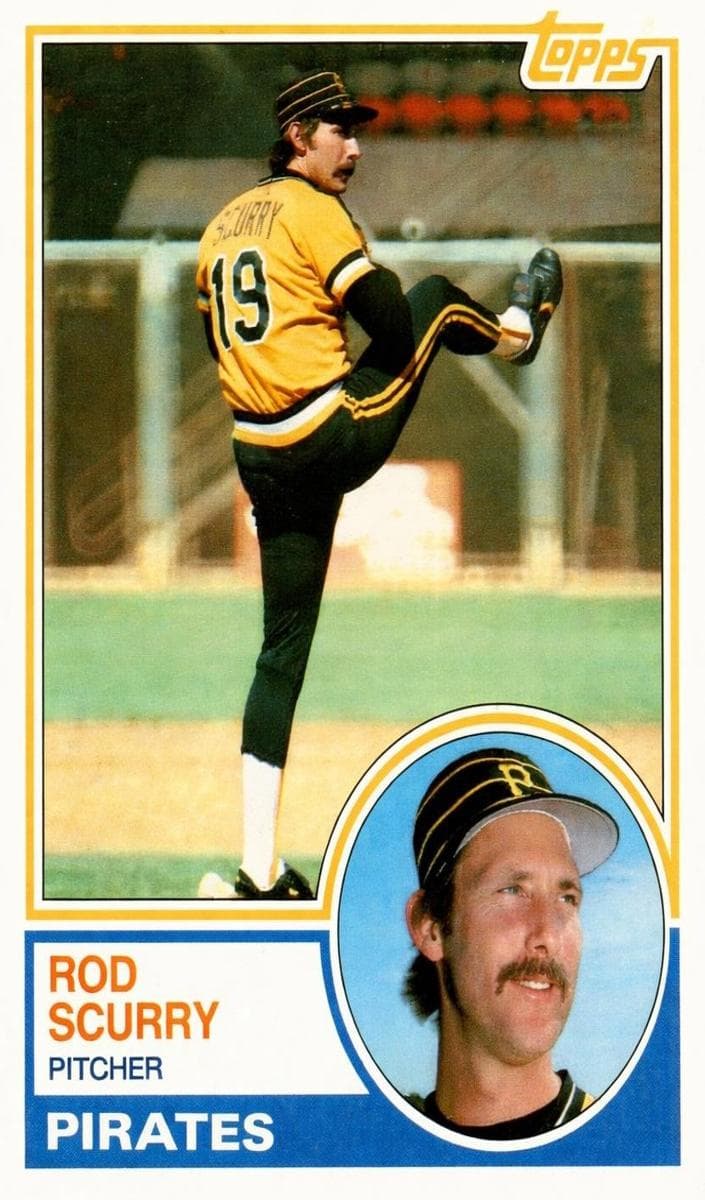 Rod Scurry trading card