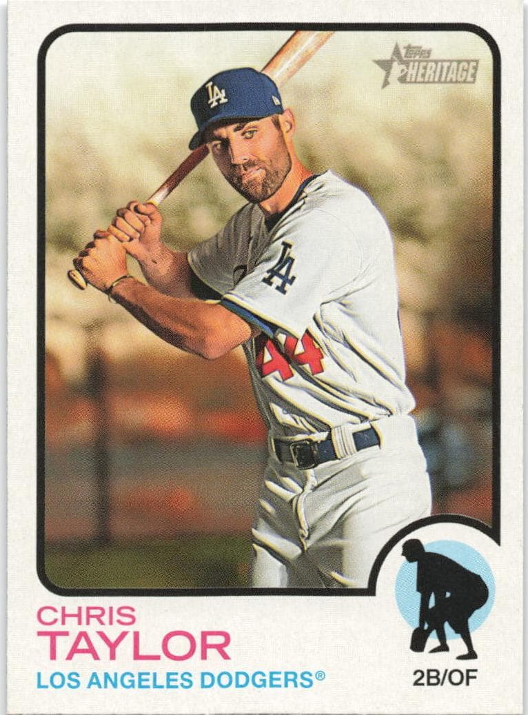 Chris Taylor 2022 topps Topps Heritage