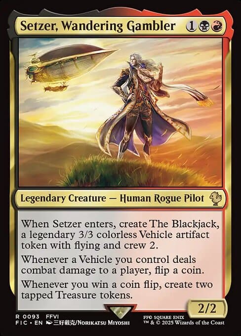 Setzer, Wandering Gambler 2025 Magic: The Gathering Final Fantasy Commander