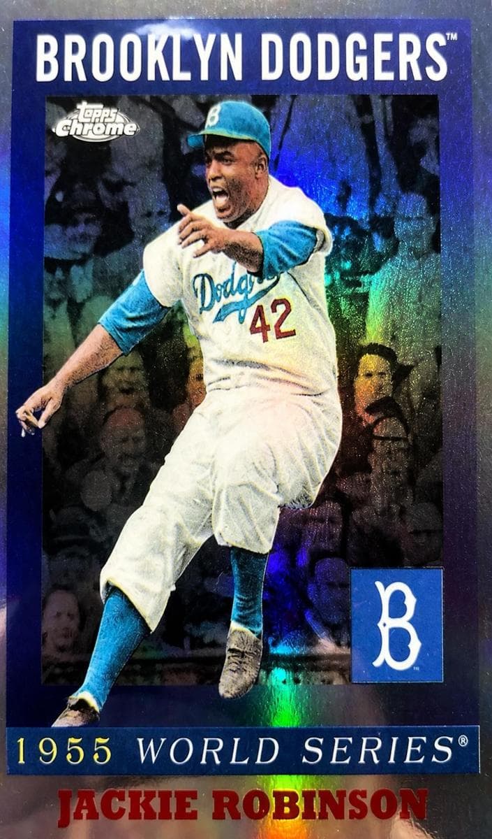 Jackie Robinson 2025 topps Topps Chrome Platinum