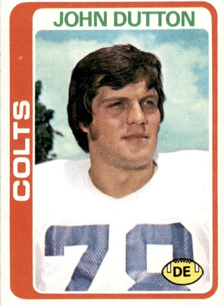 John Dutton 1978 topps Topps
